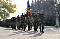 Moldavian military leave for Germany