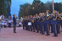 Orchestra militară bălţeană cucereşte publicul din România
