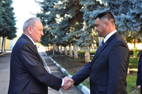 Preşedintele Republicii Moldova, Nicolae Timofti, a inspectat unităţile militare dislocate în garnizoana Bălţi