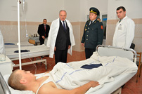 Preşedintele Republicii Moldova, Nicolae Timofti, a inspectat unităţile militare dislocate în garnizoana Bălţi