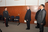 Președintele Nicolae Timofti l-a prezentat pe noul ministru al Apărării, Viorel Cibotaru, ofițerilor și angajaților instituției