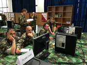 National Army Servicemembers at “LOGEX 15”
