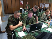National Army Servicemembers at “LOGEX 15”