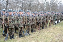 National Army staff and Chisinau Mayoralty clean Valea Trandafirilor Park