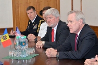 Minister of Defense, Viorel Cibotaru, Meets With U.S. Secretary of the Navy, Ray Mabus
