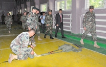 Minister of Defense Visits Military Compound 142