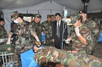 Minister of Defense Visits Balti Garrison