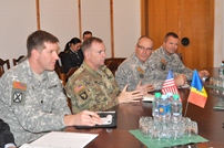 American Military Officials at the Ministry of Defense