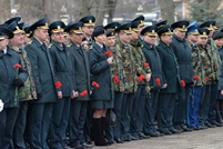 National Army Service Members Attend the Remembrance Day Events 