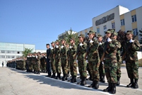 Military Students Take Military Oath 