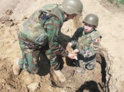Demining Missions Conducted by National Army Engineers