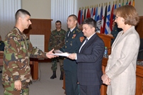 For the First Time in the National Army 18 Drivers Are Certified to Transport Dangerous Goods 