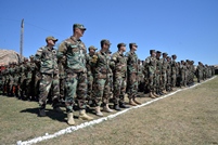 Service Members of the 22nd Peacekeeping Battalion Organize a “Peacekeeper’s March” on Unit’s Day