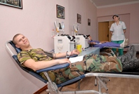 National Army Military Donate Blood