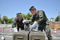 Service Members Study the Secure Transportation of Ammunition