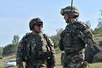 National Army Service Members Conduct Tactical Exercise