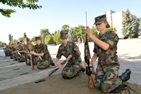The Future Students of “Alexandru cel Bun” Academy Initiated into the Military Discipline