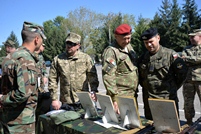 Military Attaches Visit “Dacia” Brigade