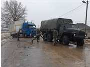 National Army Service Members Intervene in the Areas Affected by Glaze and Snowfalls