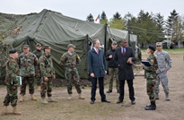 Renovation of Training Area from Bulboaca to the Attention of Minister of Defense and US Ambassador in the Republic of Moldova