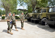 Vizită de lucru în Regimentul Rachete Antiaeriene