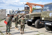 Vizită de lucru în Regimentul Rachete Antiaeriene