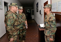 Vizită de lucru în Regimentul Rachete Antiaeriene