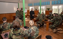 Inspection visits by the Minister of Defense to several military units