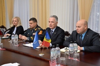UN officials at the Ministry of Defense