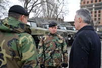Ministrul Apărării Victor Gaiciuc a inspectat tehnica militară a Brigăzii “Ştefan cel Mare”