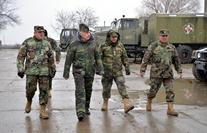 The Minister Defense Victor Gaiciuc paid a working visit to the National Army Maintenance Base