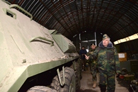 The Minister Defense Victor Gaiciuc paid a working visit to the National Army Maintenance Base