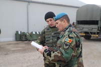 National Army military on duty in Kosovo`s KFOR operation