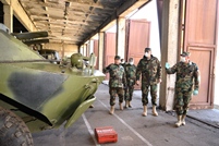Brigada ”Moldova”, inspectată de conducerea Ministerului Apărării și Armatei Naționale