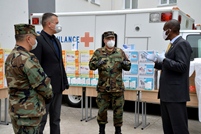 The US has donated protective equipment to the Ministry of Defense