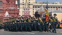 Militarii Armatei Naționale au participat la parada de la Moscova