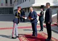 Militarii din Compania Gărzii de Onoare, participanţi la parada de la Moscova, decoraţi cu medalii şi diplome