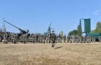 The military participated in the exercise  “Blue Sky” 2020