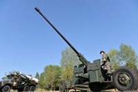 The military participated in the exercise  “Blue Sky” 2020