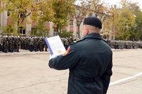 Young soldiers, Take Military Oath 