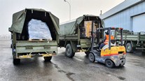 Romania offers a new batch of sanitary protection materials to the National Army
