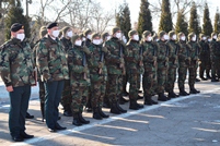 More than 570 soldiers swore allegiance to the Fatherland