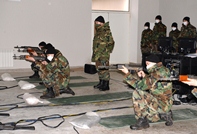 Military Students Conducted Shooting Drills
