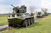 Tactical exercise carried out at a training center of the National Army 