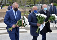 The Victims of Chernobyl Disaster Commemorated by Service Members