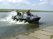National Army Servicemen Go to Sea Breeze Exercise
