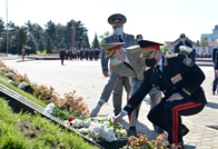 Eroii căzuţi în cel de-al Doilea Război Mondial -  comemoraţi de militarii Armatei Naţionale