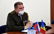 Meeting at the Ministry of Defense with the military attaché of the Slovak Republic