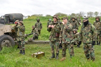 Military Students Conduct Shooting Drills in Bulboaca