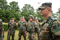 Vizită de inspecţie la unitatea militară din Băcioi